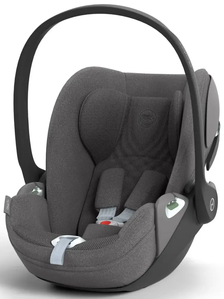 Автокресло 0+ CYBEX Cloud T i-size Plus Mirage Grey, с рождения до 13 кг, рост от 45 до 87 см, серый