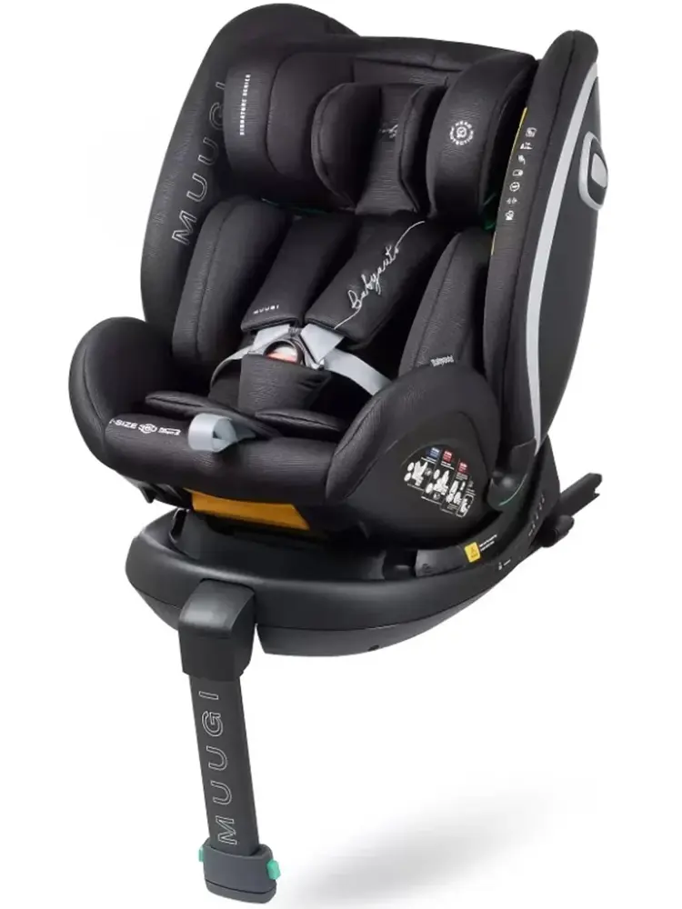 Автокресло 0+/1/2/3 BabyAuto Muugi i-Size Black Line