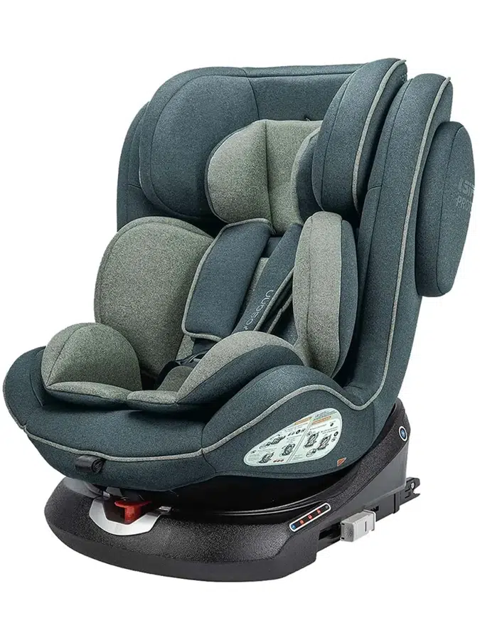Автокресло 0+/1/2/3 Osann ENO 360° Universe Green, с рождения до 12 лет, до 36 кг, поворотное, Isofix, зеленый