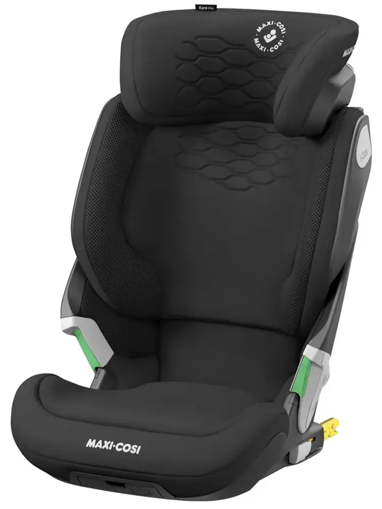 Автокресло 2/3 Maxi-cosi Kore Pro i-Size Auhtentic Black, от 3 до 12 лет (15-36 кг), Isofix