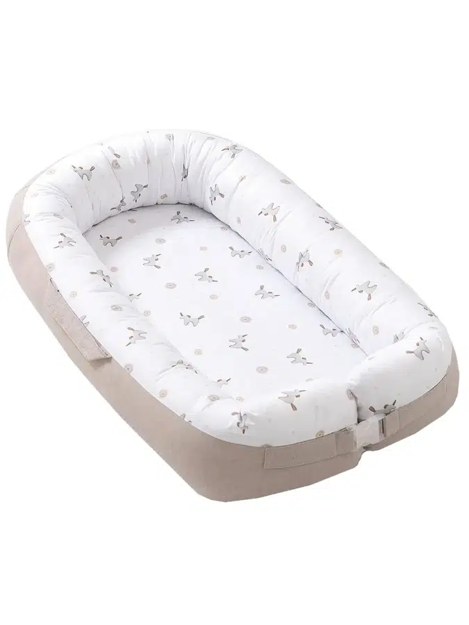 Бортик PERINA Кокон-гнездышко Soft Cotton песочный ГН-02.12