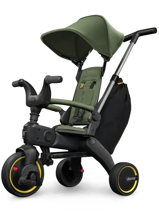 Велосипед - коляска 3-х колесный складной Doona Liki Trike S3 Desert Green
