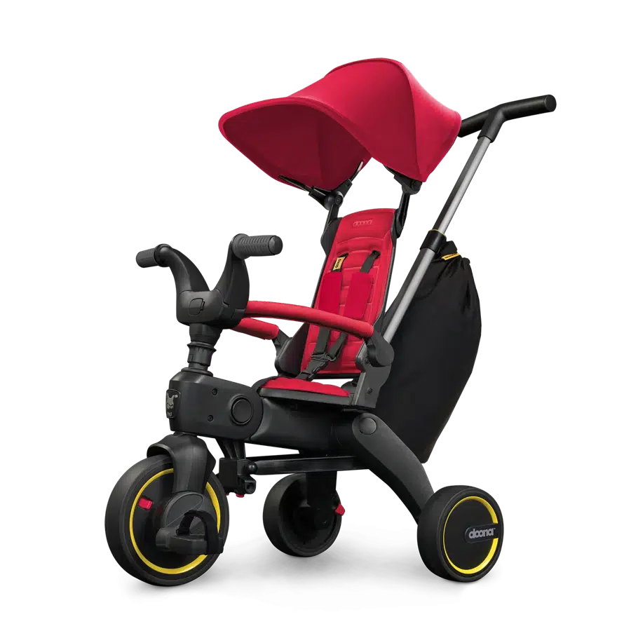 Велосипед - коляска 3-х колесный складной Doona Liki Trike S3 Flame Red