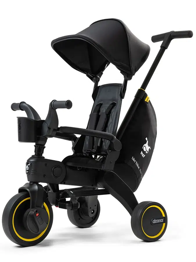 Велосипед - коляска 3-х колесный складной Doona Liki Trike Limited Edition Midnight