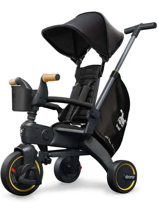 Велосипед - коляска 3-х колесный складной Doona Liki Trike S5 Nitro Black