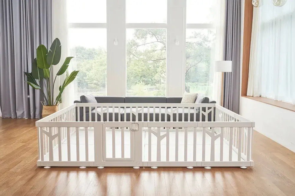 Манеж детский большой iFam Birch бежевый IF-191-BBR-BB10D