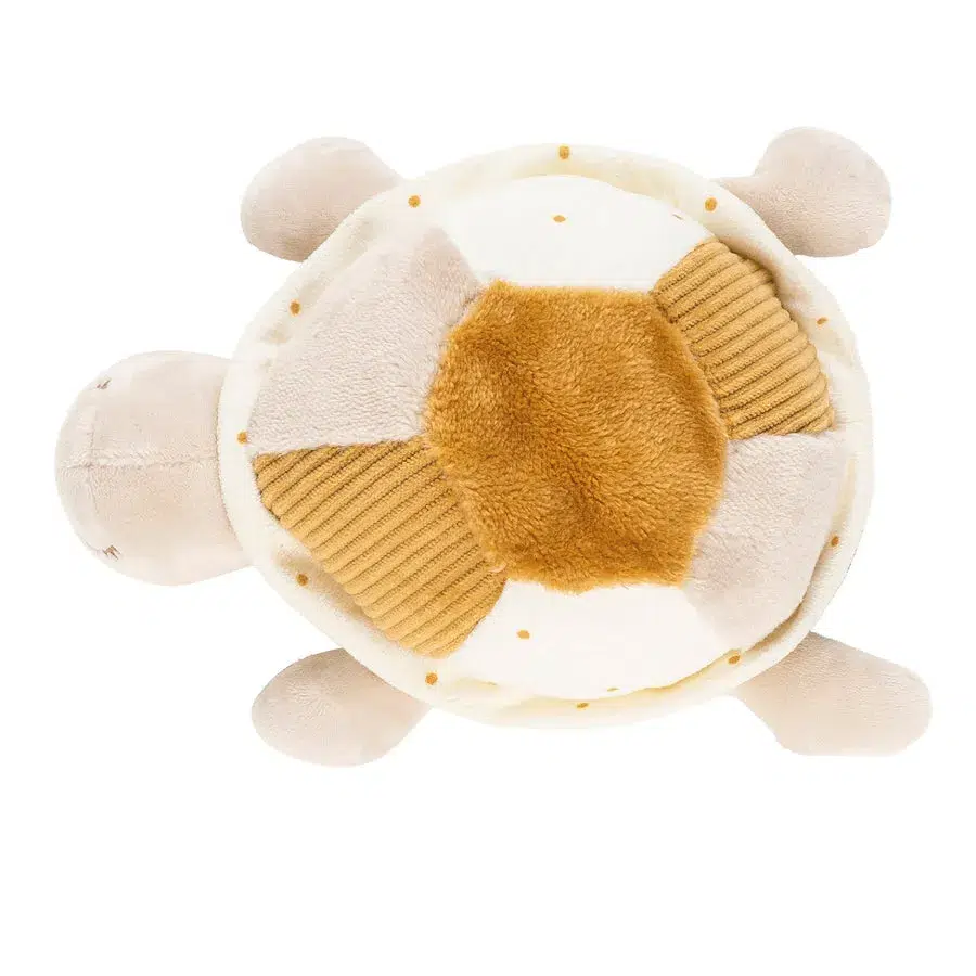 Игрушка мягкая Nattou Soft toy Lapidou Activity Черепаха caramel 875103