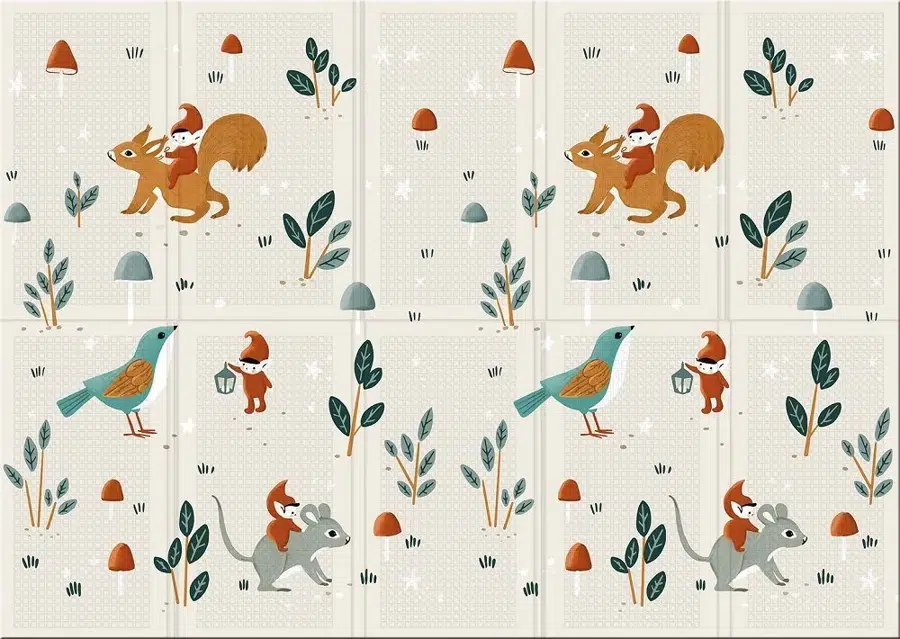 Коврик складной Parklon Portable 140x200x1 см, Милые гномы PM-421-GG
