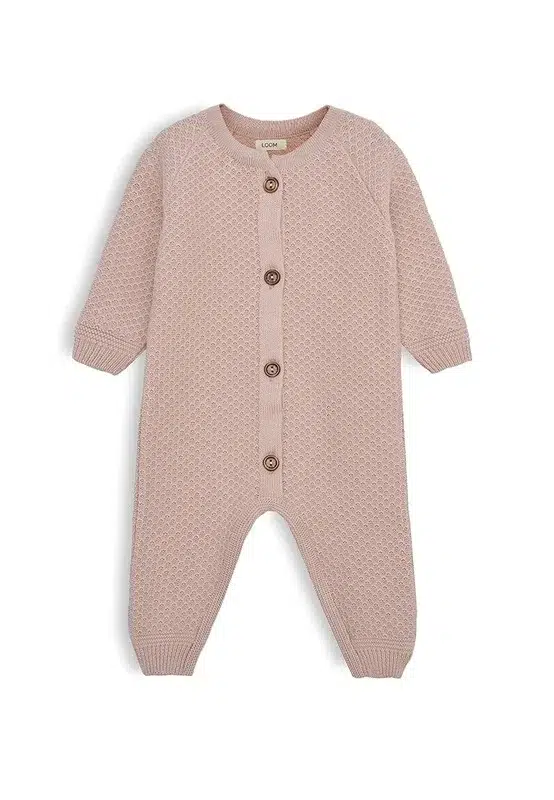 Комбинезон детский LoomKnits Пудровый р-р 68 (3-6 мес) хлопок W058N-023-68