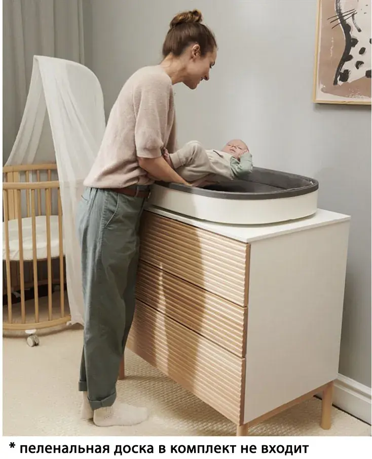 Комод Stokke Sleepi Dresser пеленальный Натуральный (Natural) 583702/583802