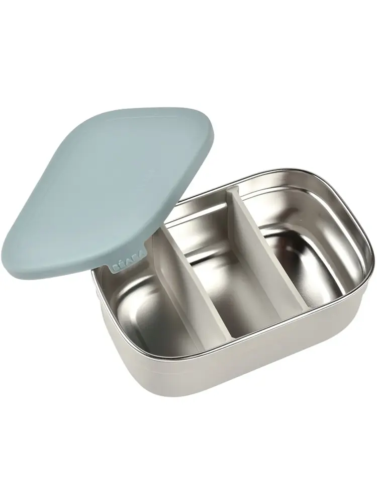 Контейнер Beaba для ланча BOITE REPAS INOX GRIS V/D BLUE 914003