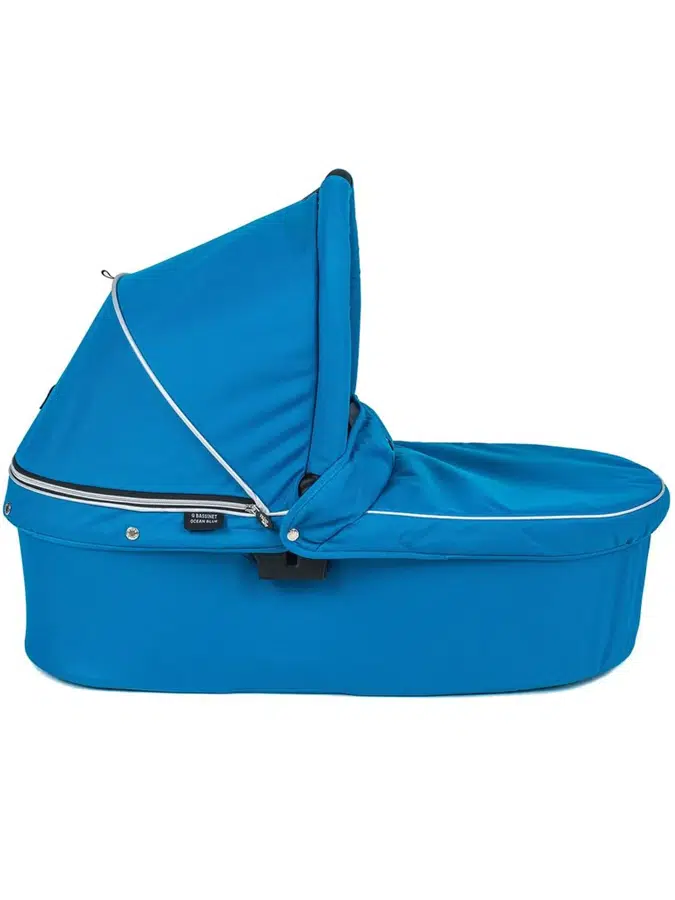 Люлька Valco Baby Q Bassinet для Trimod X, Snap 4 Ultra, Quad X/ Ocean Blue