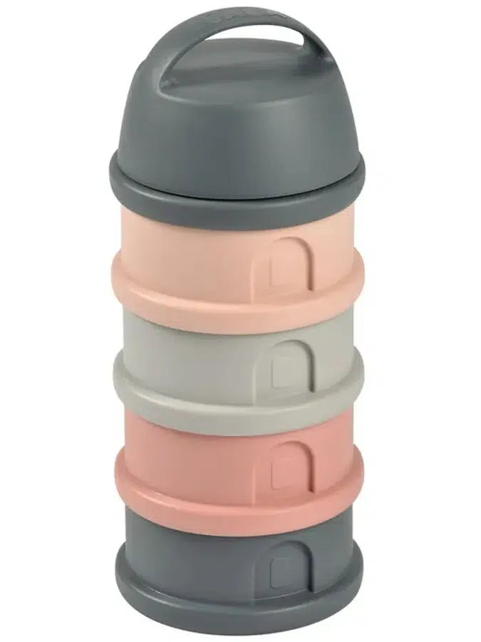 Набор контейнеров Beaba для детского питания (4 штуки) BOITE DOSEUSE MINERA GREY/PINK 911713
