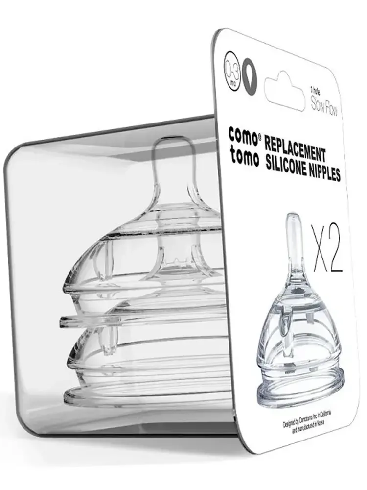 Соски Comotomo для бутылочек 0-3 NT1-EN