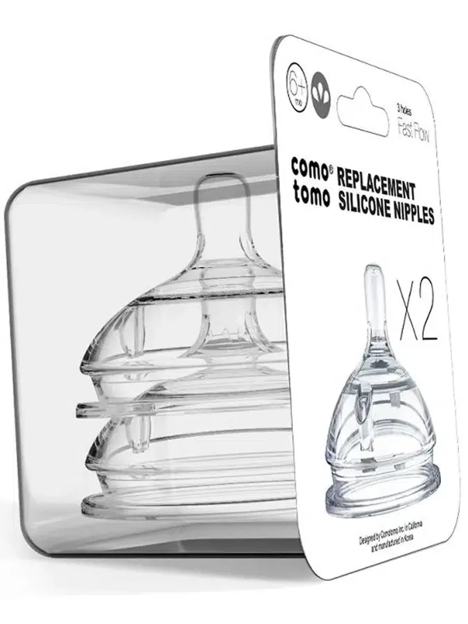 Соски Comotomo для бутылочек 6+ NT3-EN