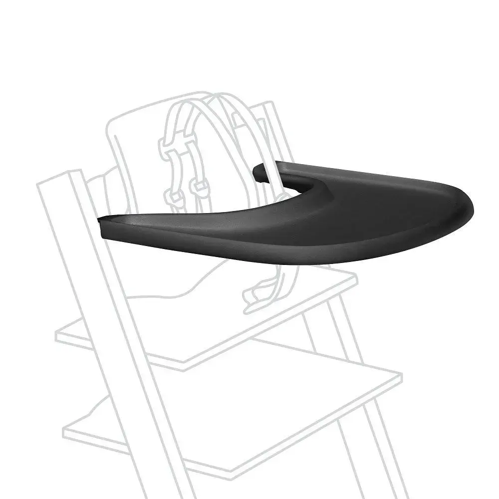 Поднос Stokke Tray для крепления на детский стул Tripp Trapp Черный (Black) 428502