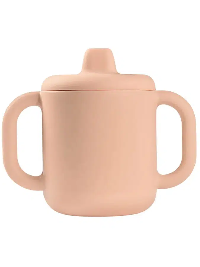 Поильник Beaba силиконовый 170мл SILICONE LEARNING CUP PINK 913525