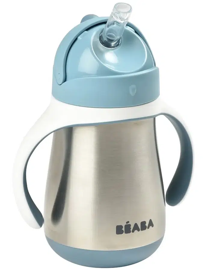 Поильник термос Beaba Tasse Paille INOX 250ML W BLUE 913481