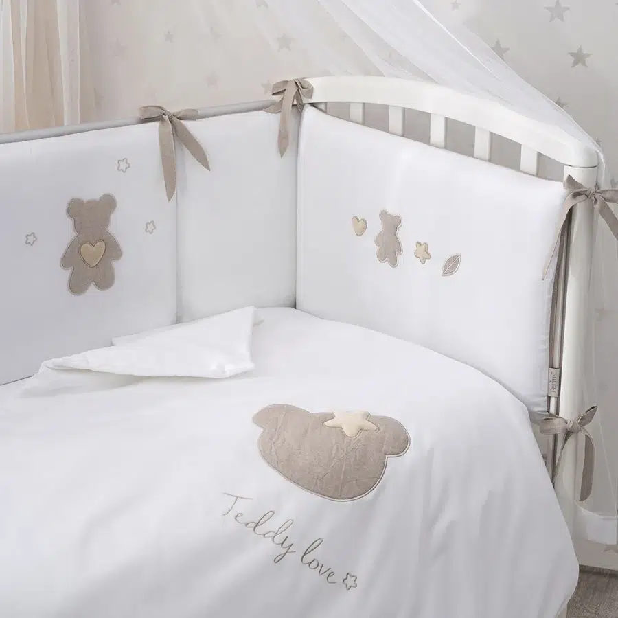 Постельное белье PERINA Teddy love 120х60 см 2 предмета песочный ТЛ2.140-01.12