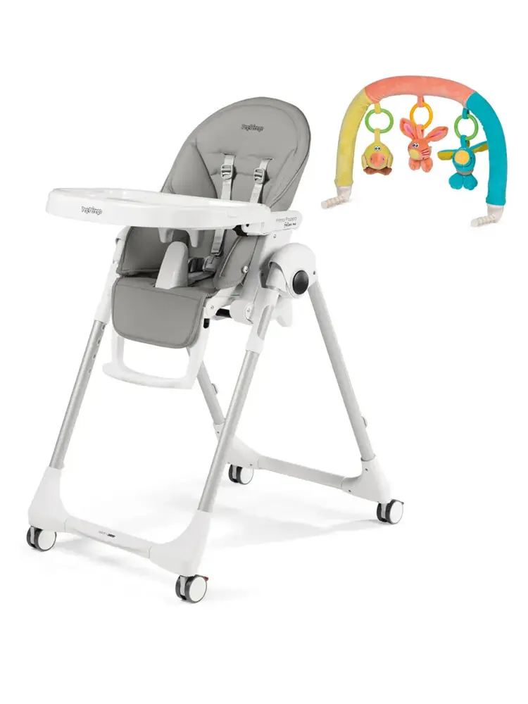 Стул для кормления Peg-Perego Prima Pappa Follow Me Ice Серый