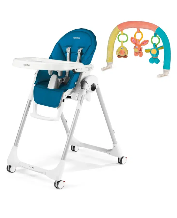 Стул для кормления Peg-Perego Prima Pappa Follow Me Petrolio морская волна