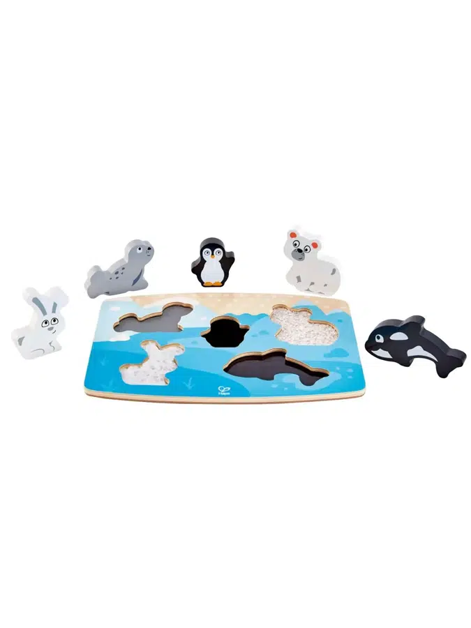 Вкладыши HAPE тактильная головоломка «Арктические животные» E1620_HP