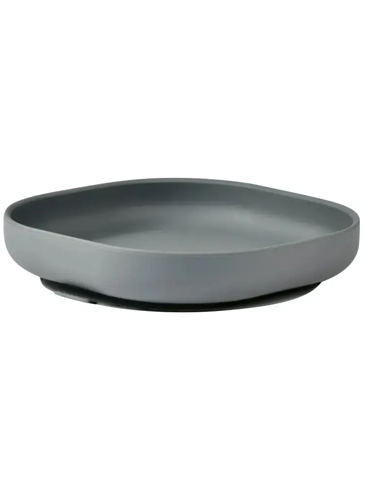 Тарелка Beaba из силикона ASSIETTE SILICONE MINERAL GREY 913550