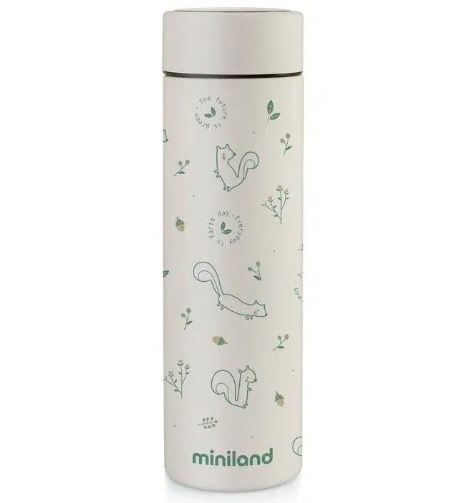 Термос Miniland Natur Thermos Chip 450мл, бурундук 89262