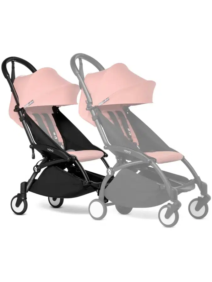 Рама-коннект (connect) для коляски Babyzen YOYO2, черный (black), без текстиля