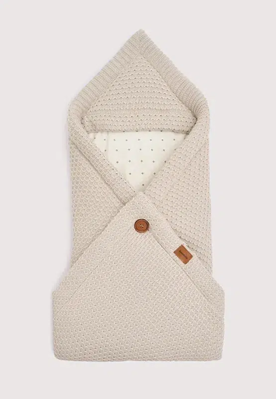 Конверт детский LoomKnits Universal Топленое молоко Зима 85х85 см W013N-034-300