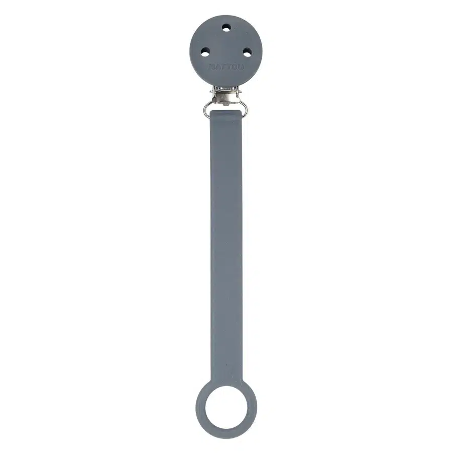 Держатель Nattou для фиксации соски Pacifinder Lapidou dark grey 875509