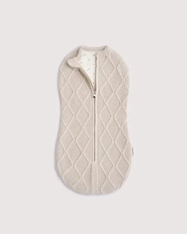 Кокон детский LoomKnits Oliver вязаный Топленое молоко 68 (3-6 мес) LW0190-034-68