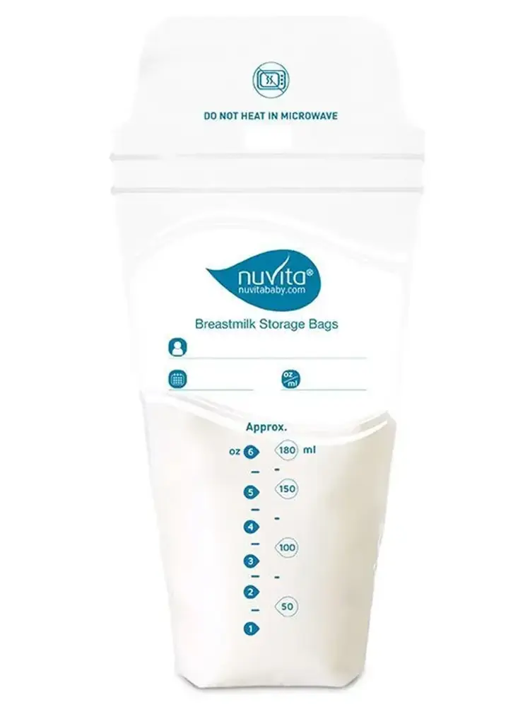 Пакеты Nuvita однораз. для хран. и замораж. груд. молока 1253 Disposable milk bags 25шт. NU-ALTL0038