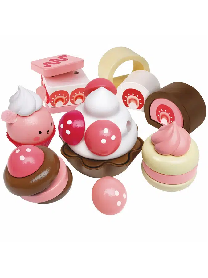 Игровой набор HAPE для детей «Пирожные клубничный десерт»