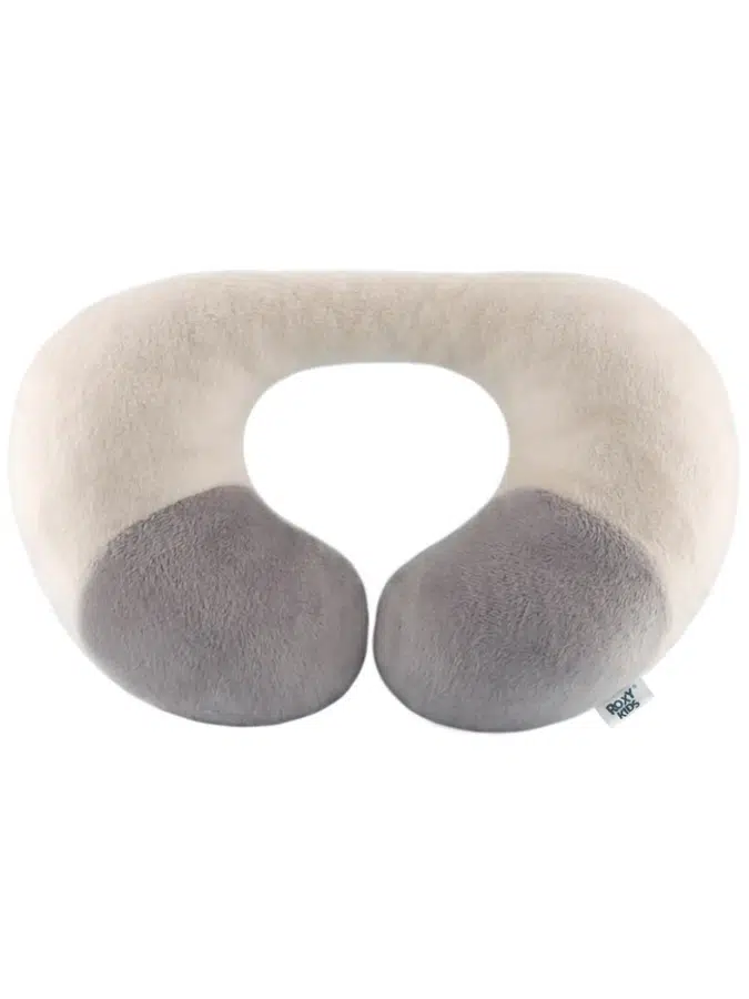 Подушка дорожная Roxy-Kids рогалик 1-3 года, бежевая