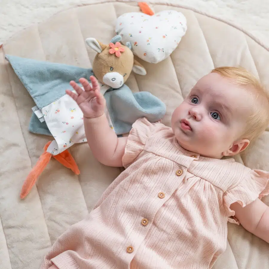 Игрушка мягкая Nattou Doudou MILA ZOË LANA Корова 266123, комфортер
