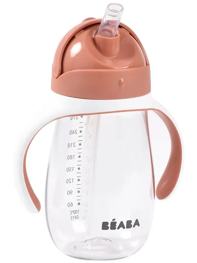 Поильник (бутылочка) Beaba Tasse Paille 300мл ТЕРРАКОТОВЫЙ (TERRACOTTA) 913586