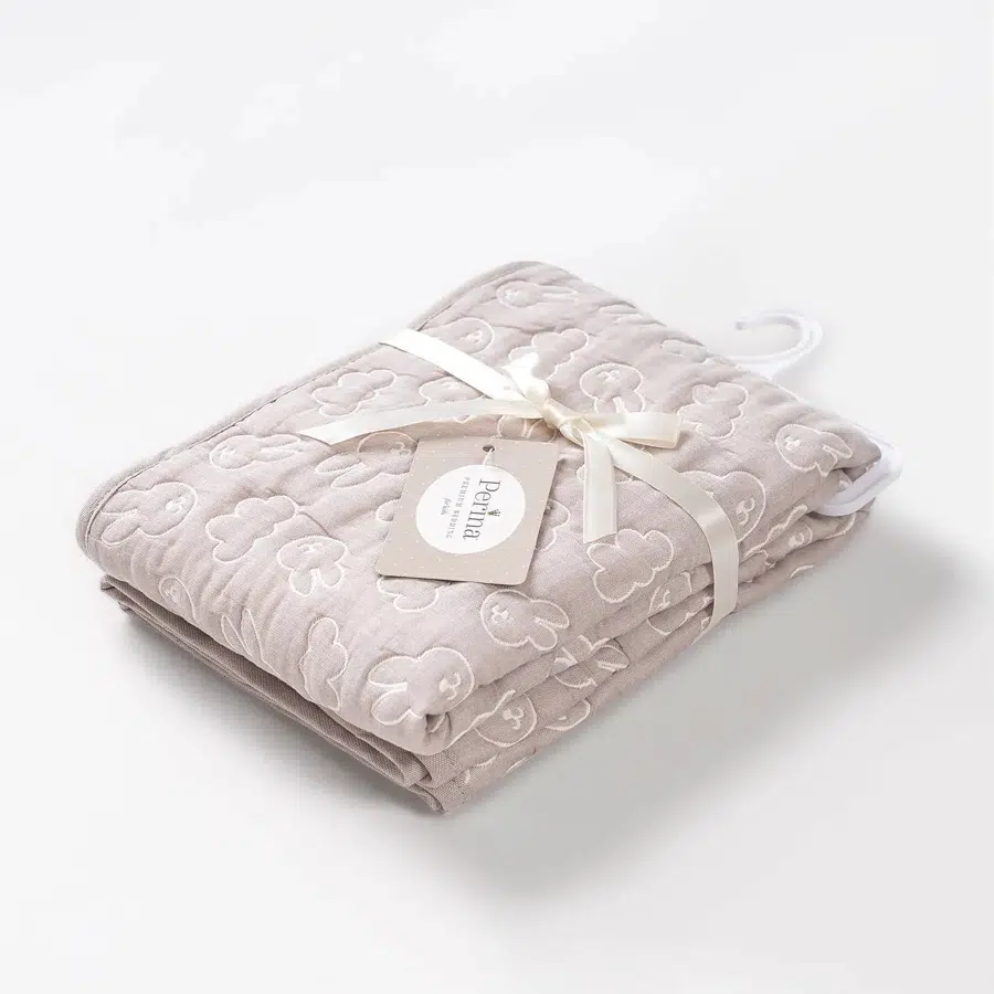 Плед детский PERINA Soft Cotton 110х80 см мокко ПЛ-02.8