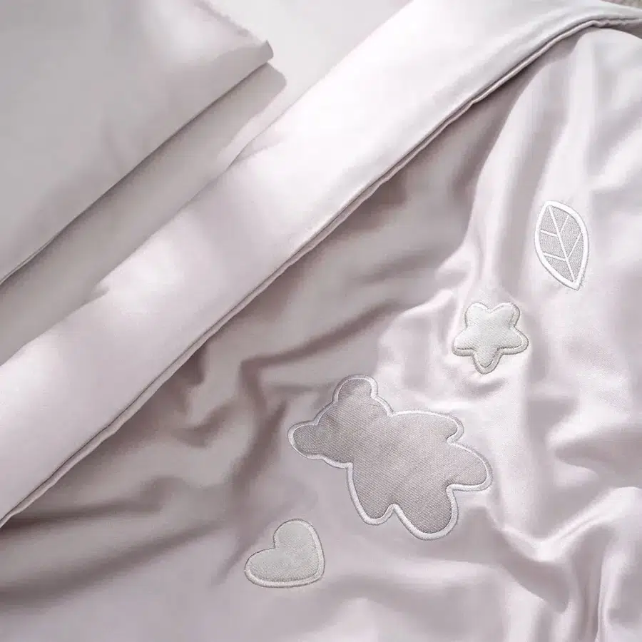 Постельное белье PERINA Teddy Sateen 100х70 см 2 пр.: пододеял., прост. серый КПБ2.1-TSC.6