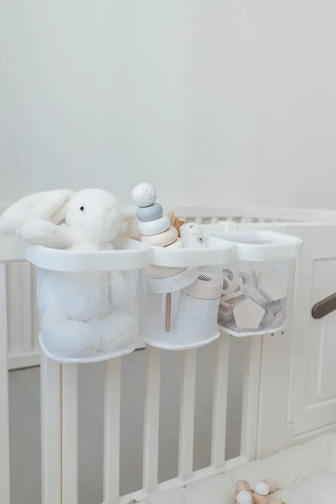 Органайзер для хранения подвесной UNIX Kids White с тремя отделениями универсальный PPBH3W