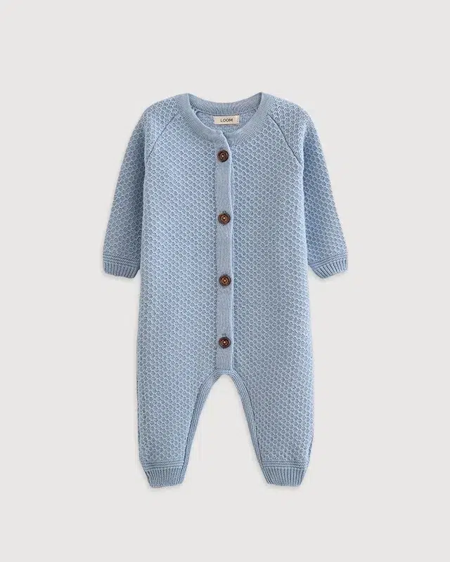 Комбинезон детский LoomKnits Небесный р-р 80 (9-12 мес) хлопок W058N-039-80