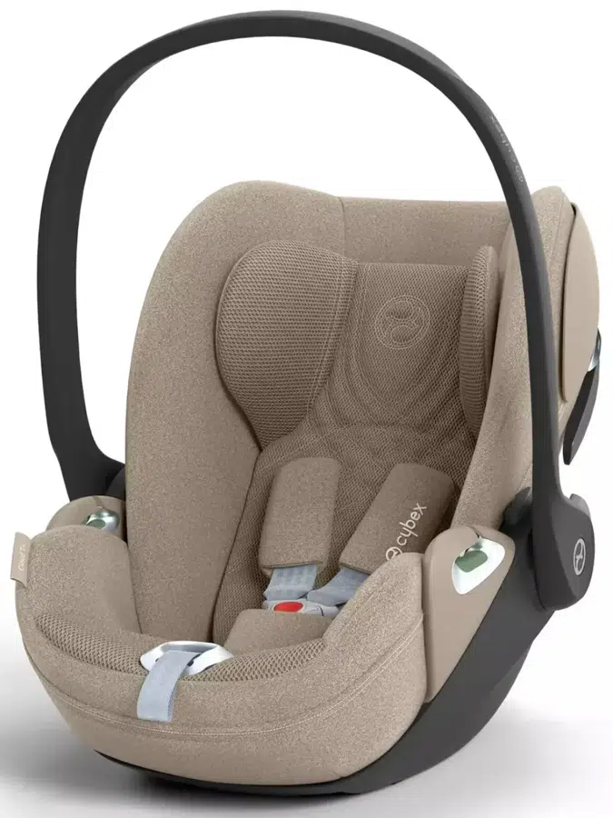 Автокресло 0+ CYBEX Cloud T i-size Plus Cozy Beige, с рождения до 13 кг, рост от 45 до 87 см, бежевый