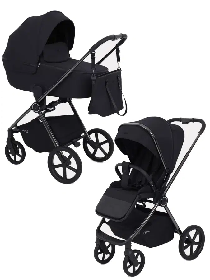 Коляска 2 в 1 RANT TEO Black Chrome /Black
