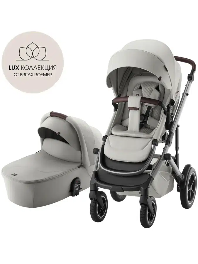 Коляска 2 в 1 Britax Roemer SMILE 5Z LUX Linen Grey