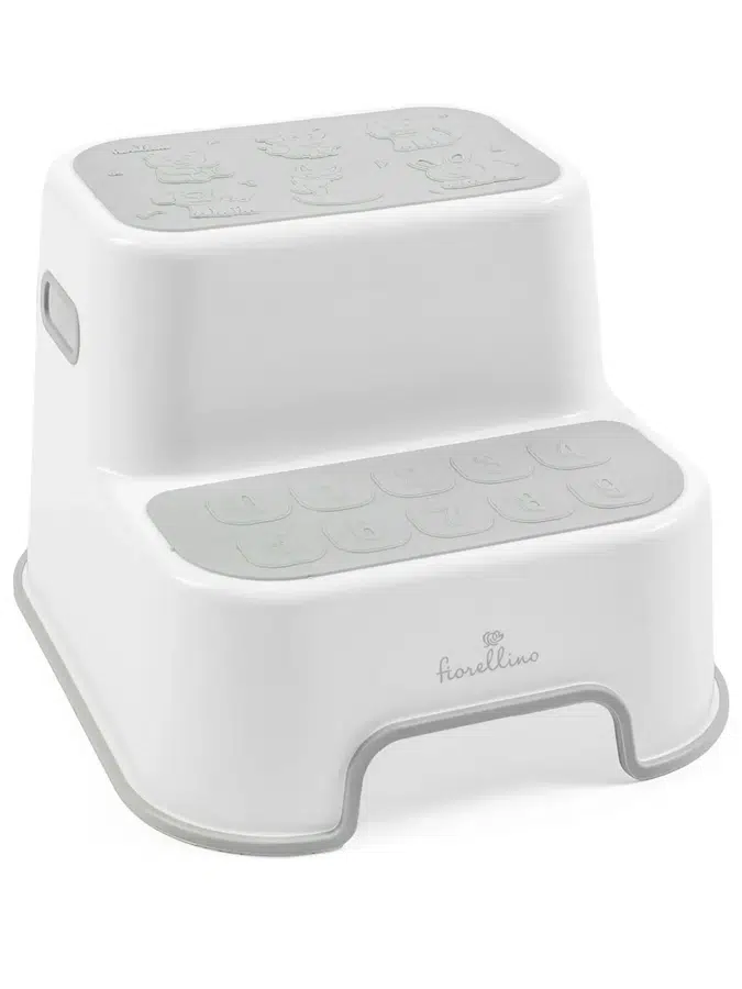 Ступенька подставка Fiorellino двухступенчатая Step Stool серый (cool grey) STL-802
