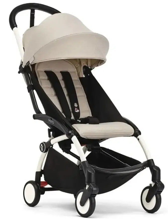 Коляска прогулочная Babyzen YOYO2, бежевый (bonpoint), рама белая
