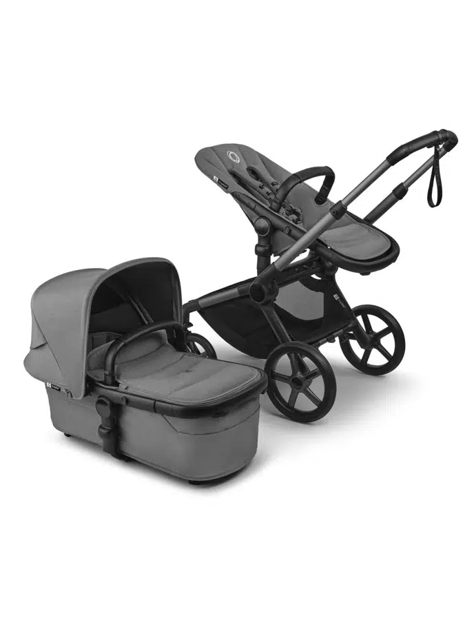 Коляска 2 в 1 Bugaboo Fox 5 Renew complete GRAPHITE/MOON GREY-MOON GREY 100051133