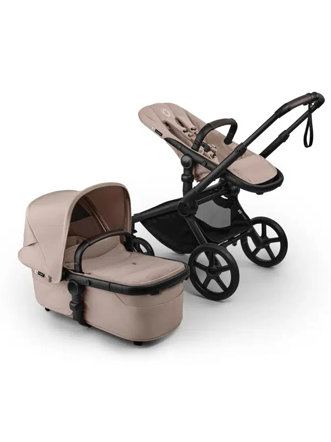 Коляска 2 в 1 Bugaboo Fox 5 Renew complete BLACK/DESERT TAUPE MELANGE-DESERT TAUPE MELANGE 100051124