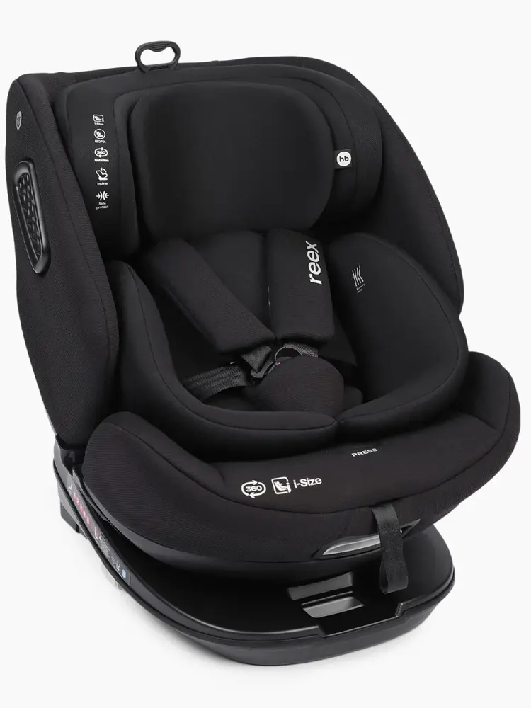 Автокресло 0+/1/2/3 Happy Baby REEX black