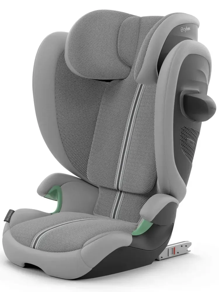 Автокресло 2/3 CYBEX Solution G2 Plus Stone Grey, от 3 до 12 лет, 15-36 кг (100 до 150 см), ISOFIX, черный